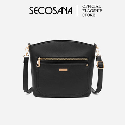 SECOSANA® Folerish Minimalist Casual Plain Crossbody Bag