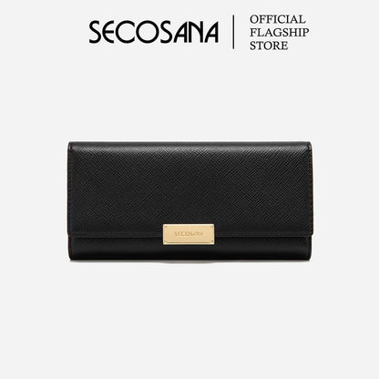 SECOSANA® Indelle Classic Long Trifold Wallet