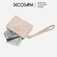 SECOSANA Milan Plain Wristlet Wallet