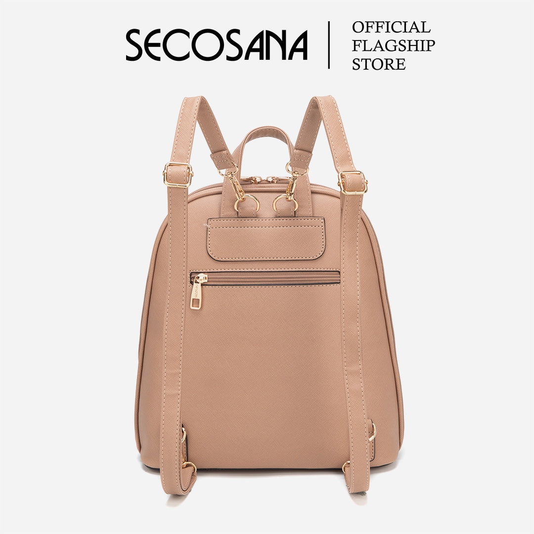 SECOSANA Jassey Plain Convertible Backpack Secosana Bags Shoes