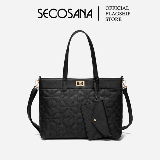 SECOSANA® Gessa Quilted Medium Shoulder Bag 2-in-1 Collection