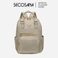 SECOSANA Criza Plain Simple Casual Laptop Backpack