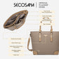 SECOSANA® Famminie Minimalist Casual Plain Shoulder Bag