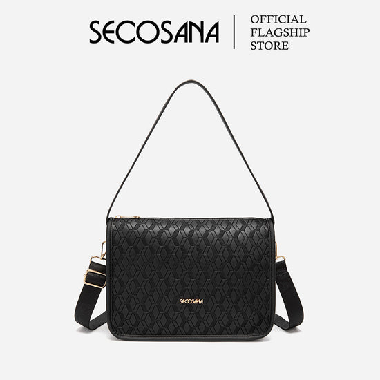 SECOSANA® Gelamee Luxury Monogram Medium Shoulder Bag
