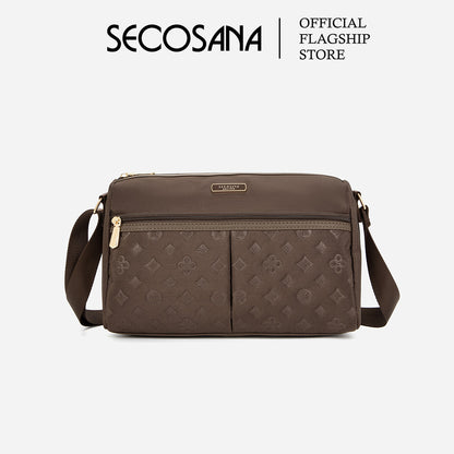 SECOSANA® Freya Minimalist Casual Monogram Crossbody Bag