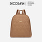 SECOSANA Cienna Plain Simple Quilted Backpack