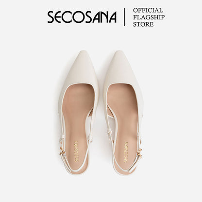 SECOSANA® SS-1007 - Diana Slingback Kitten Heels