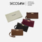 SECOSANA® Icarri Suede Wristlet Long Wallet with Box