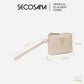 SECOSANA Milan Plain Wristlet Wallet