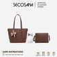 SECOSANA® Nanioure Modern Shoulder Bag 2-in-1 Collection
