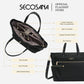 SECOSANA Cecaine Minimalist Laptop Shoulder Bag