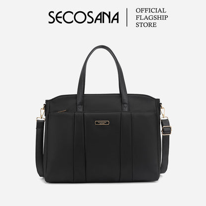 SECOSANA Cecrine Minimalist Laptop Shoulder Bag