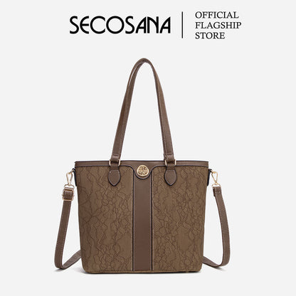 SECOSANA Zinica Monogram Shoulder Bag