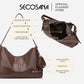 SECOSANA® Filiza Elegant Plain Multipurpose Shoulder Bag 2-in-1 Collection