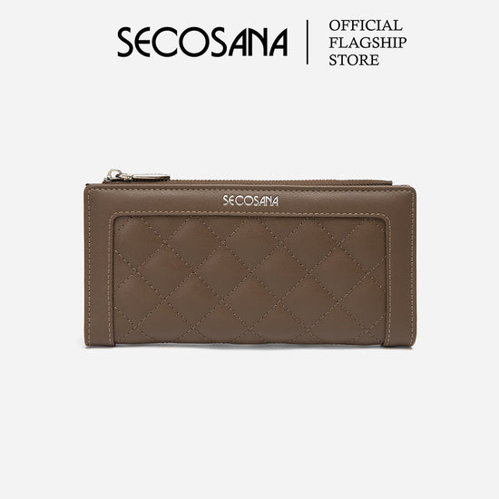 SECOSANA® Finnerly Classic Quilted Long Bifold Wallet