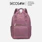 SECOSANA Criza Plain Simple Casual Laptop Backpack