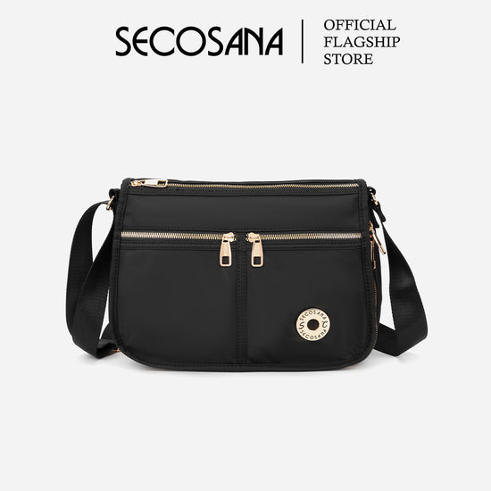 SECOSANA® Frika Minimalist Casual Plain Crossbody Bag