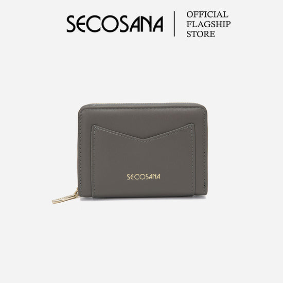 SECOSANA Amanna Plain Short Bifold Wallet