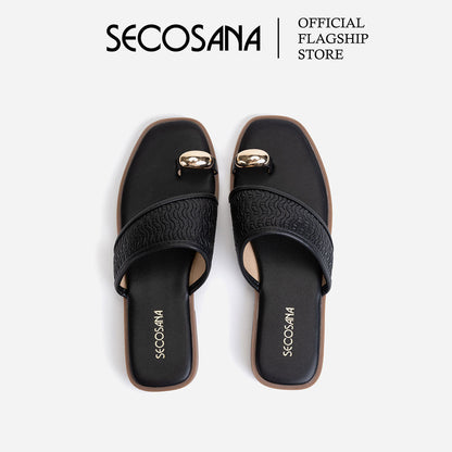 SECOSANA® SS-1004 - Helen Toe-Ring Flat Slides