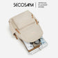 SECOSANA Bellina Plain Simple Casual Laptop Backpack