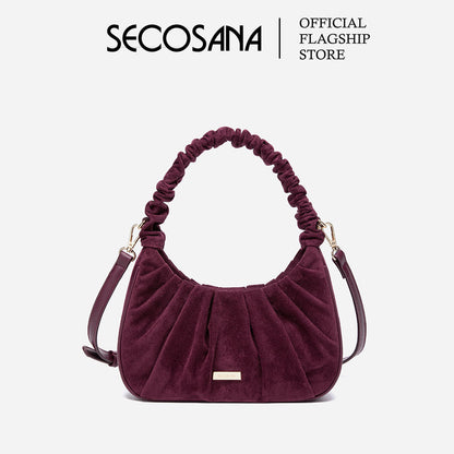 SECOSANA® Noa Suede Hobo Bag