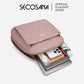 SECOSANA Cienna Plain Simple Quilted Backpack