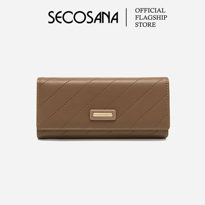SECOSANA® Ilizz Classic Long Trifold Wallet