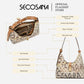 SECOSANA® Jeave Signature Print Shoulder Bag