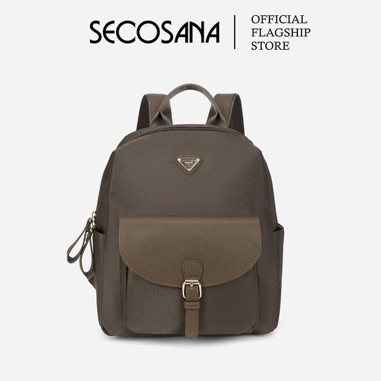 SECOSANA® Eloiree Minimalist Casual Plain Backpack