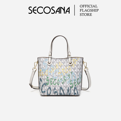 SECOSANA® Jealah Signature Print Shoulder Bag