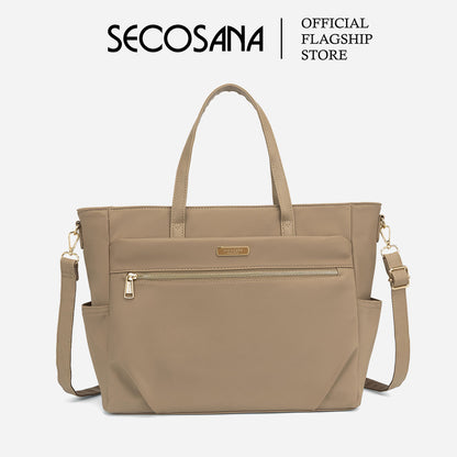 SECOSANA Cecaine Minimalist Laptop Shoulder Bag