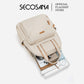 SECOSANA Belle Plain Simple Casual Laptop Backpack