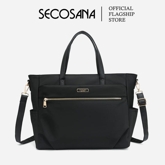 SECOSANA Cecaine Minimalist Laptop Shoulder Bag