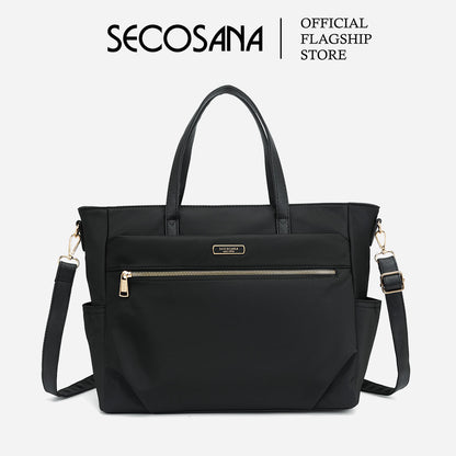 SECOSANA Cecaine Minimalist Laptop Shoulder Bag