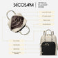 SECOSANA® Merosse Color Fusion Laptop Backpack