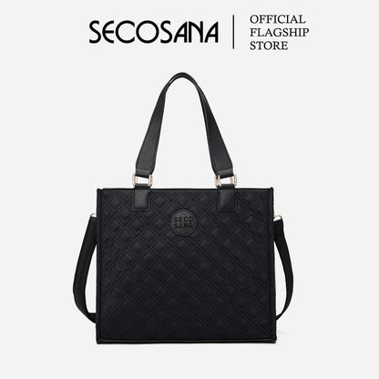 SECOSANA Opaline Quilted Tablet Shoulder Bag