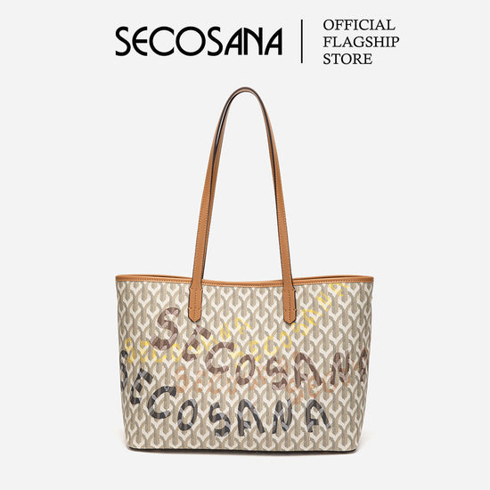 SECOSANA® Jeari Signature Print Shoulder Bag
