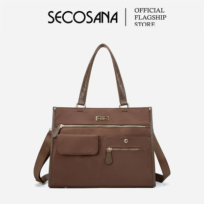 SECOSANA® Rosa Laptop Shoulder Bag