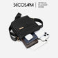 SECOSANA Ebony Minimalist Mini Crossbody Bag