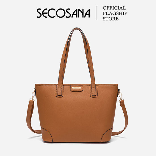 SECOSANA® Ficenirah Minimalist Casual Plain Shoulder Bag