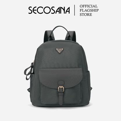 SECOSANA® Eloiree Minimalist Casual Plain Backpack