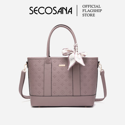 SECOSANA® Firmely Minimalist Monogram Plain Shoulder Bag