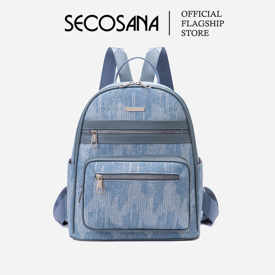SECOSANA Ameriah Printed Regular Size Tablet Backpack