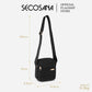 SECOSANA Ebony Minimalist Mini Crossbody Bag