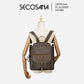 SECOSANA® Eloiree Minimalist Casual Plain Backpack