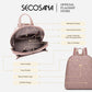 SECOSANA Cienna Plain Simple Quilted Backpack