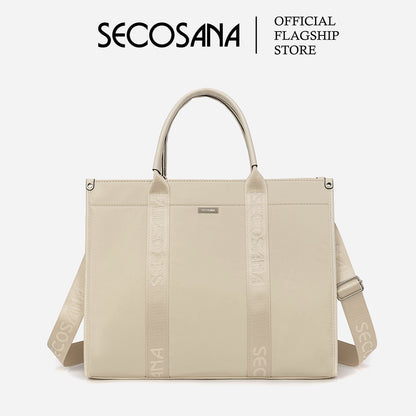 SECOSANA Olive Big Handbag