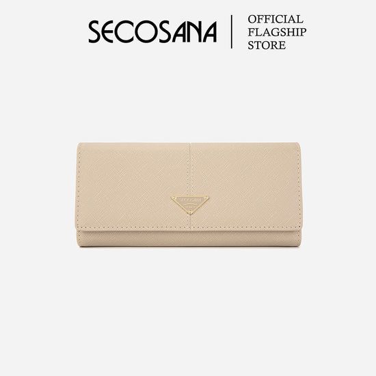 SECOSANA® Leverish Long Trifold Wallet