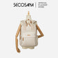 SECOSANA Belle Plain Simple Casual Laptop Backpack