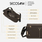 SECOSANA® Grinzie Minimalist Medium Weekender Travel Crossbody Bag